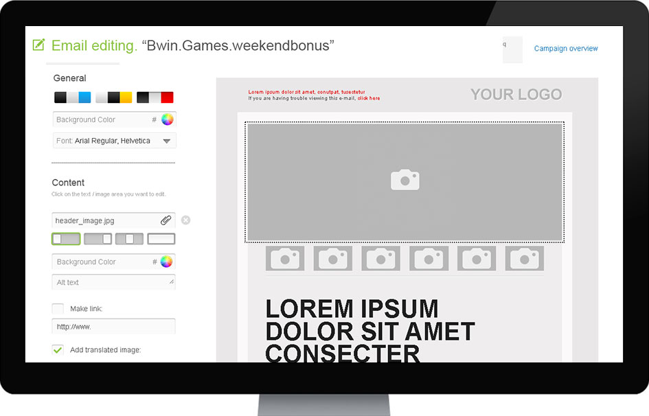 HTML editor